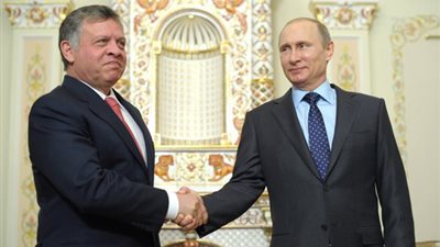 بوتين والعاهل الأردني يؤكدان أهمية منطقة خفض التوتر بسوريا