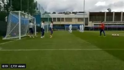 تدريبات شاقة لحراس مرمى روسيا قبل مواجهة كرواتيا بكأس العالم (فيديو)