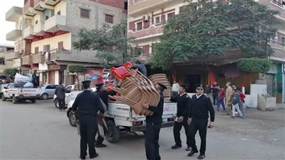 إزالة ٧٧٧ حالة أشغال بشوارع قطور في الغربية