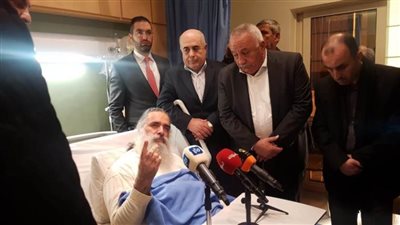 اشتباه في تسميم إسرائيل للمطران عطا الله حنا رئيس أساقفة الروم الأرثوذوكس بفلسطين | صور