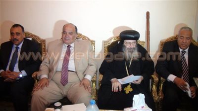 بالفيديو والصور.. محافظ الدقهلية يهنئ الأقباط باحتفالات القديس مارجرجس