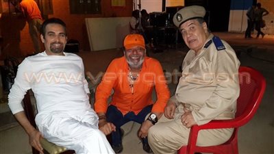 بالصور.. أحمد البدرى يقترب من انتهاء تصوير فيلم «حديد»