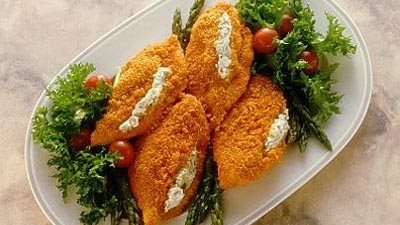 فيليه الدجاج بالجبن الشيدر بطريقة الشيف راشيل