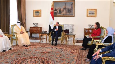 تفاصيل لقاء السيسي مع وفد وزاري إماراتي.. الرئيس يشيد بالعلاقات التاريخية بين البلدين.. يؤكد مواصلة برنامج الإصلاح الاقتصادي والاجتماعي الشامل.. والهدف الأساسي لأي مشروع قومي عربي هو زيادة الوعي