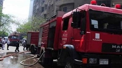 الحماية المدنية تسيطر على حريق مخلفات نادي الشمس