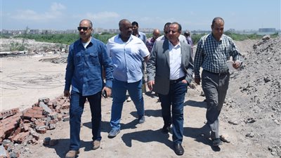 محافظ الإسكندرية يتفقد إزالات المباني المخالفة