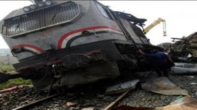 إصابة 7 أشخاص فى تصادم قطارين بسيارة بالإسماعيلية