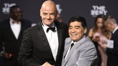 مارادونا يعتذر لرئيس الـ«فيفا»
