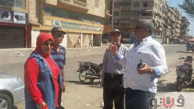 رئيس الضواحي يتابع تطوير الحدائق والمسطحات الخضراء ببورسعيد