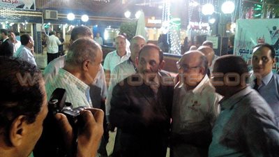 بالصور.. وزير الإنتاج الحربى الأسبق يحضر احتفالية الزمالك بالدوري