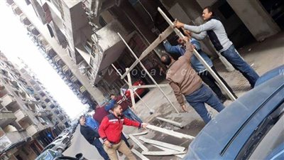 انهيار جزئي بعقار دون إصابات في الإسكندرية