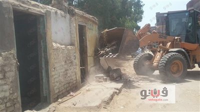 بالصور.. إزالة 12 حالة تعد على أراضي هندسة الرى بالغربية