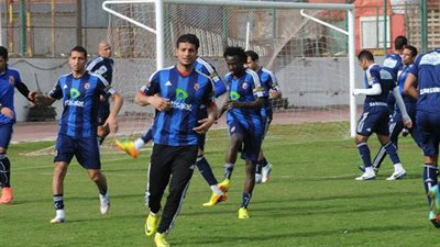 انتظام رباعي المنتخب الأوليمبي في مران الأهلي