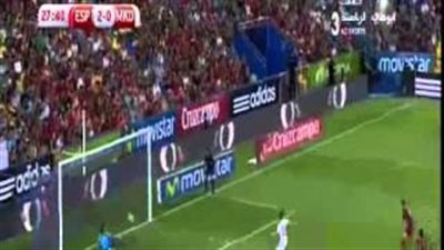 بالفيديو.. «إبراهيمي» يتقدم بالهدف الأول لمقدونيا في مرمى إسبانيا