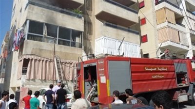 السيطرة على حريق نشب بشقة في شبرا الخيمة