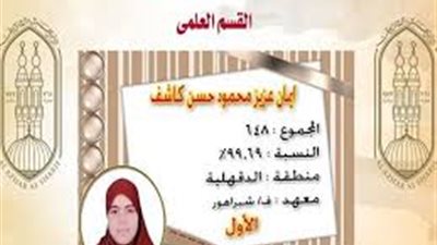 الأولى على الثانوية الأزهرية: الإمام الأكبر رد جميل أهلي برحلة الحج