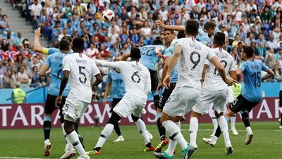 إحصائيات مباراة فرنسا والأوروجواي في ربع نهائي المونديال