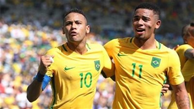 نيمار وخيسوس يقودان هجوم البرازيل أمام بلجيكا