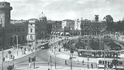 رسم تخطيطي لميدان العتبة الخضراء عام 1930