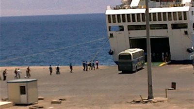 2941 راكبا يغادرون ميناء نويبع البحرى