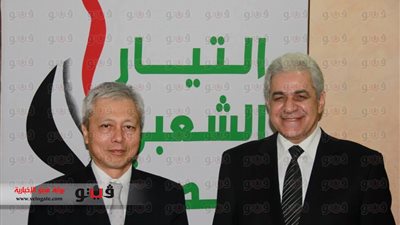 بالصور.. حمدين صباحى يلتقى سفير اليابان