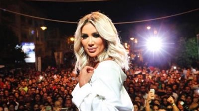 مايا دياب تنشر صورها بحفل مهرجان البيرة