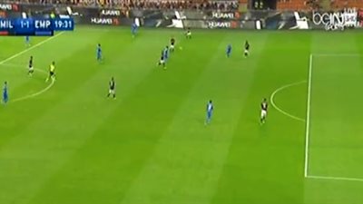 بالفيديو.. ميلان يتعادل إيجابيًا مع إمبولى بالشوط الأول