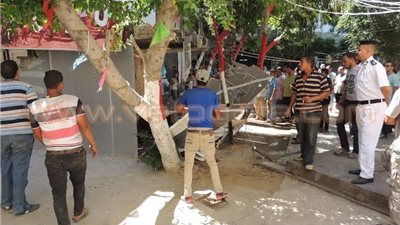 حملة مكبرة لإزالة إشغالات الباعة الجائلين بالإسكندرية