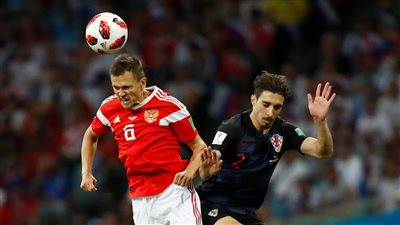 روسيا تتعادل مع كرواتيا 1/1 ويتجهان لشوطين إضافيين (فيديو)