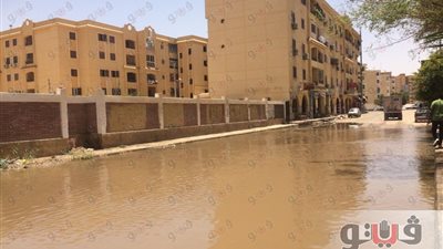 بالصور.. تجاهل مسئولي أسوان غرق المنطقة المجاورة للاستاد