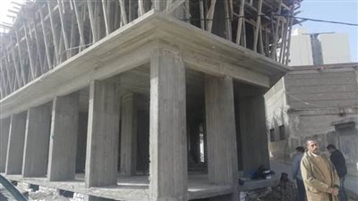 إيقاف أعمال بناء على محور المحمودية فى الإسكندرية