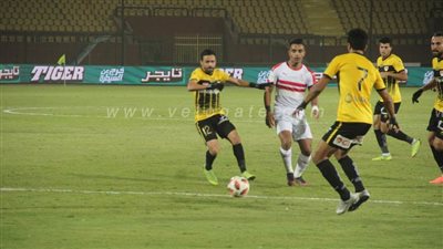 تعادل سلبى بين الزمالك والإنتاج الحربى بالشوط الأول