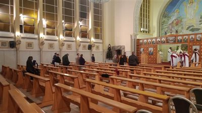 الكنيسة الكاثوليكية بالإسكندرية تحتفل بعيد الميلاد المجيد