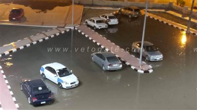 مد البحر وسرعة الرياح تغرق شوارع بورفؤاد أكبر مدن بورسعيد | فيديو وصور