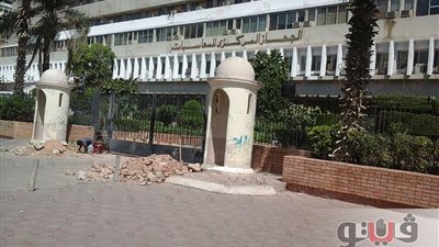 بالصور.. ترميم مبنى الجهاز المركزي للمحاسبات