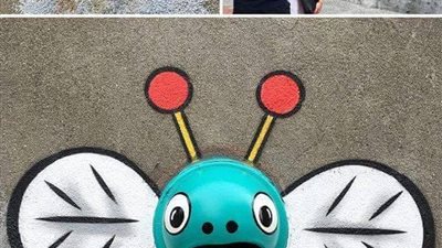 فنانون يحولون البالوعات لأعمال فنية (صور)