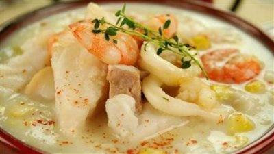 أسهل طريقة لعمل شوربة السى فود من مطبخ بسمة