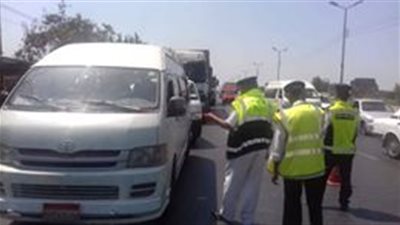 كثافات مرورية متوسطة بالطرق الرئيسية.. وحملات للكشف عن متعاطي المخدرات