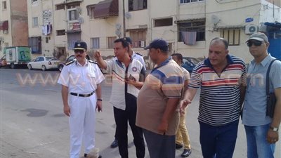 بالصور.. بدء تجهيز موقف مؤقت للميكروباص لخط الزهور ببورسعيد