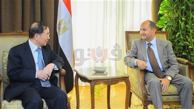 عمرو نصار يبحث مع السفير الصيني تعزيز العلاقات التجارية