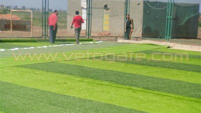 بالصور.. تحويل الأراضي الزراعية بدمياط لـ«ملاعب خماسية».. نقص مياه الري وقلة عائد الزراعة السبب.. تبوير الأراضي والاستعانة بالنجيل الصناعي.. يطالبون بالتأمين الصحي.. والمسئولون: سنتصدى للظاه