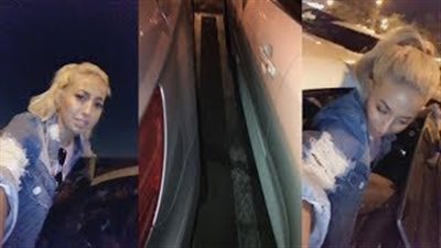 شاهد.. ماذا فعلت عارضة أزياء سعودية لتتمكن من دخول سيارتها