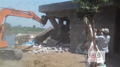 بالصور.. إزالة 160 حالة تعديات على أراضي الدولة بالغربية