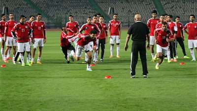 تدريب قوي للمنتخب الوطني على ملعب الصيد بأكتوبر