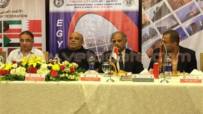 بالصور.. الإسكواش يحتفل بالوفود المشاركة في البطولة العربية للناشئين