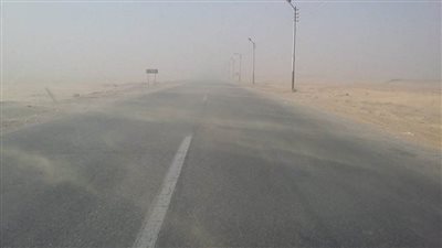 رياح محملة بالأتربة وانخفاض بدرجات الحرارة في الوادي الجديد