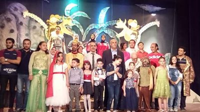 «حكاية عكروتة» يعود على مسرح قصر ثقافة دمياط (صور)