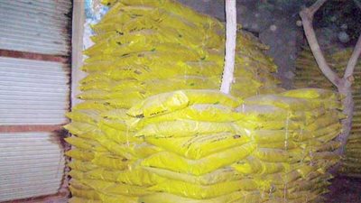 ضبط 7 أطنان أرز مصري قبل تهريبها إلى السودان