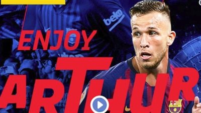رسميا.. برشلونة يعلن تعاقده مع البرازيلي آرثر ميلو (فيديو)