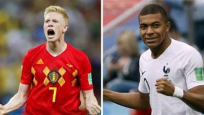 لقاء السحاب بين فرنسا وبلجيكا المرشحين الأقوى للفوز بكأس العالم